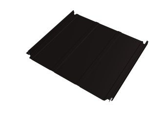 картинка Кликфальц Double Pro Line Grand Line 0,45 Drap TR с пленкой на замках RAL 9005 черный Центр Кровли