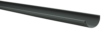 картинка Желоб полукруглый Optima Matt 125мм 3м RAL 7024 Центр Кровли