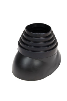 фото Ворот трубы черный (110-155мм) Центр Кровли картинка Ворот трубы черный (110-155мм) Центр Кровли