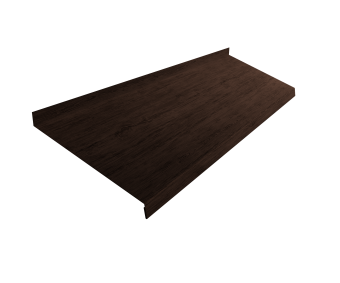 картинка Отлив простой 250 0,45 Print-Double Premium Antique Wood (2м) Центр Кровли