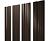 Штакетник Twin с прямым резом 0,45 Print Elite Coffee Wood TwinColor Центр Кровли