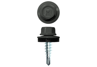 фото Саморез по металлу Daxmer 4,8х19 (250шт) сверло №2 RAL 7010 Центр Кровли картинка Саморез по металлу Daxmer 4,8х19 (250шт) сверло №2 RAL 7010 Центр Кровли