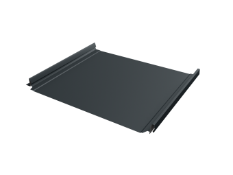 картинка Кликфальц Pro Grand Line 0,5 PurLite Matt с пленкой на замках RAL 7016 антрацитово-серый Центр Кровли