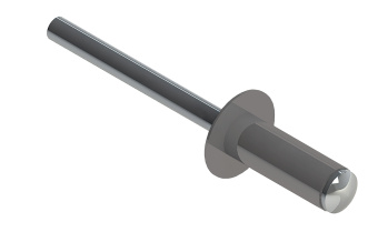 картинка Заклёпка вытяжная Daxmer 3,2х8,0 RAL 7036 (1000 шт) сталь/сталь Центр Кровли