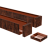 Заглушка 50х50 Cherry Wood AL 0,4 Центр Кровли