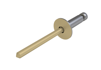 фото Заклёпка вытяжная Daxmer 4,8х10 (500шт) нерж/нерж RAL 1014 Центр Кровли картинка Заклёпка вытяжная Daxmer 4,8х10 (500шт) нерж/нерж RAL 1014 Центр Кровли