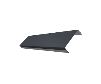 картинка Ламель обратная 100 забора жалюзи Texas 0,5 Rooftop Бархат RAL 7024 мокрый асфальт Центр Кровли