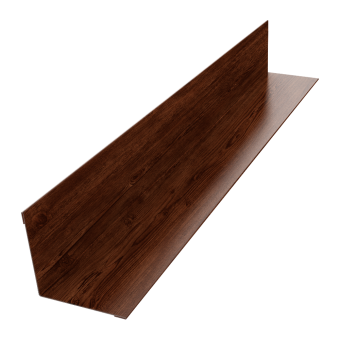 картинка Угол внутренний 40х40 0,45 Print Elite Cherry Wood TwinColor (2м) Центр Кровли