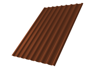 фото Профнастил С20R 0,5 Satin RAL 3009 оксидно-красный Центр Кровли картинка Профнастил С20R 0,5 Satin RAL 3009 оксидно-красный Центр Кровли