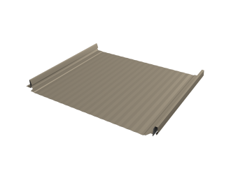 картинка Кликфальц Pro Gofr Grand Line 0,45 Drap TX с пленкой на замках RAL 1015 светлая слоновая кость Центр Кровли