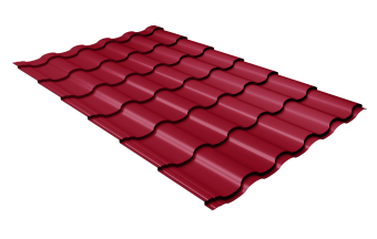 картинка Профиль волновой "Кредо" ("Kredo") 0,45 PE RAL 3003 рубиново-красный Центр Кровли