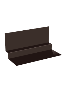 картинка Планка внутреннего угла для сайдинга Бетэко Клик RAL 8017 3м Центр Кровли