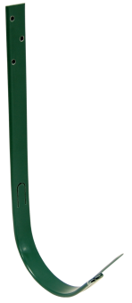 картинка Крюк длинный Grand Line 125 мм RAL 6005 зеленый мох Центр Кровли