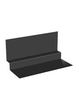 картинка Планка внутреннего угла для сайдинга Бетэко Клик RAL 8019 3м Центр Кровли