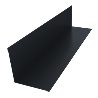 картинка Угол внутренний 110х110 0,5 PE с пленкой RAL 7024 мокрый асфальт (2м) Центр Кровли