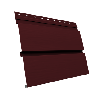 картинка Квадро брус 3D 0,5 Satin с пленкой RAL 3005 красное вино Центр Кровли