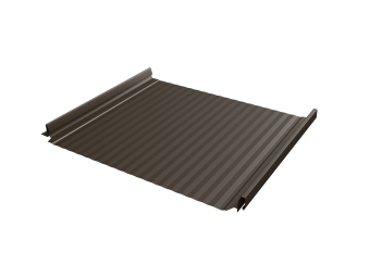 картинка Кликфальц Pro Gofr Grand Line 0,5 Atlas X с пленкой на замках RR 32 темно-коричневый Центр Кровли