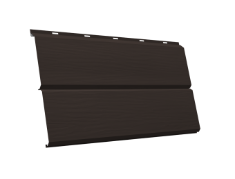 картинка ЭкоБрус 3D 0,345 Grand Line 0,45 Drap TX с пленкой RR 32 темно-коричневый Центр Кровли