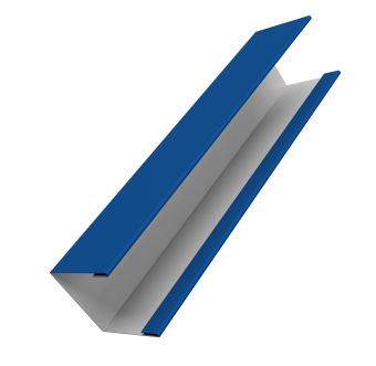 картинка Крышка жалюзи Milan Slim 0,45 PE RAL 5005 сигнальный синий (2м) Центр Кровли