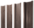 Штакетник П-образный В с прямым резом 0,45 Print Elite White Wood TwinColor Центр Кровли
