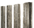 Штакетник П-образный A с прямым резом 0,45 Print Elite Nordic Wood TwinColor Центр Кровли