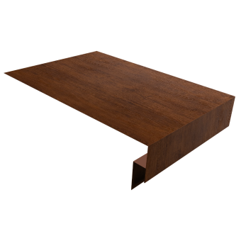 картинка Планка околооконная сложная 250х50х18 (j-фаска) 0,45 Print Premium Golden Wood Fresh TwinColor (3м) Центр Кровли