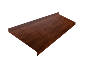 картинка Отлив простой 250 0,45 Print-Double Premium Cherry Wood Fresh (3м) Центр Кровли