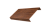 Ламель обратная 150 забора жалюзи Texas 0,45 Print-Double Premium с пленкой Golden Wood Fresh Центр Кровли