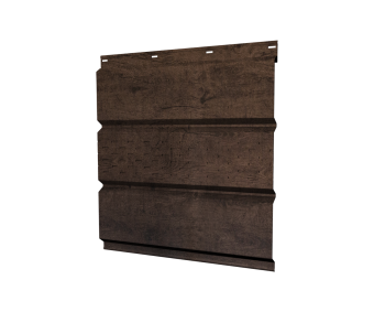 картинка Софит металлический центральная перфорация 0,45 Print-Double Premium с пленкой Antique Wood Центр Кровли