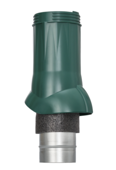 фото Выход вентиляционный Gervent изолированный 125/160мм серия Static зеленый Центр Кровли картинка Выход вентиляционный Gervent изолированный 125/160мм серия Static зеленый Центр Кровли