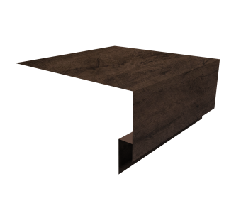 картинка Планка околооконная сложная 250х75х18 (j-фаска) 0,45 Print Premium Antique Wood TwinColor (3м) Центр Кровли