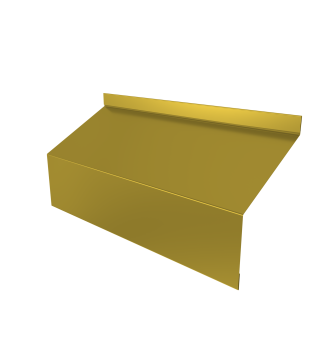 фото Ламель забора жалюзи Milan/Milan new стартовая/финишная для калиток и ворот 0,45 PE RAL 1018 цинково-желтый Центр Кровли картинка Ламель забора жалюзи Milan/Milan new стартовая/финишная для калиток и ворот 0,45 PE RAL 1018 цинково-желтый Центр Кровли