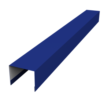 картинка Крышка жалюзи Palermo 0,45 PE RAL 5002 ультрамариново-синий (2м) Центр Кровли