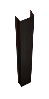 картинка Крепежная планка нижняя Texas 0,45 Print Elite Coffee Wood TwinColor (1,8м) Центр Кровли