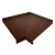 Угол отлива внутренний 100 0,45 Print Elite с пленкой Choco Wood TwinColor Центр Кровли