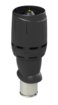 картинка Выход вентиляционный Vilpe Flow 160/ИЗ/500 черный Центр Кровли