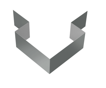 фото Угол внешний симметричный фибросайдинга 0,45 PE с пленкой RAL 7005 мышино-серый (2м) Центр Кровли картинка Угол внешний симметричный фибросайдинга 0,45 PE с пленкой RAL 7005 мышино-серый (2м) Центр Кровли