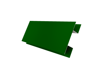 картинка Планка H-образная Экобрус 0,45 PE с пленкой RAL 6002 лиственно-зеленый (2м) Центр Кровли