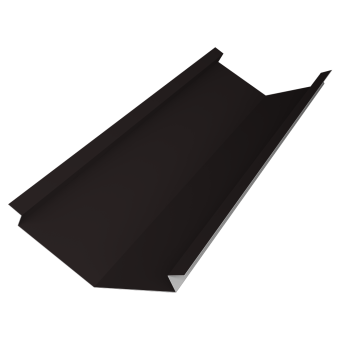 фото Планка ендовы нижней для композитной черепицы 140х140 Grand Line 0,5 Сатин с пленкой RAL 9005 черный (3м) Центр Кровли картинка Планка ендовы нижней для композитной черепицы 140х140 Grand Line 0,5 Сатин с пленкой RAL 9005 черный (3м) Центр Кровли