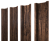 Штакетник П-образный В с прямым резом 0,45 Print-Double Premium Antique Wood Центр Кровли