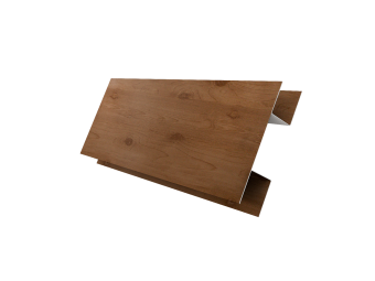 картинка Планка H-образная Экобрус 0,45 Print Premium Pine Wood Fresh (3м) Центр Кровли