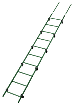 картинка Лестница кровельная Grand Line RAL 6002 2,76м Центр Кровли