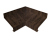 Угол отлива внутренний 70 0,45 Print Elite с пленкой Antique Wood TwinColor Центр Кровли