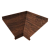 Угол отлива внутренний 200 0,45 Print Premium с пленкой Cherry Wood Dark FTC Центр Кровли