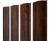 Штакетник Круглый с прямым резом 0,45 Print Premium Cherry Wood Fresh TwinColor Центр Кровли