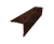 Планка завершающая 50х50 жалюзи Milan 0,45 Print Elite Cherry Wood TwinColor (2м) Центр Кровли
