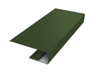 фото J-Профиль 12мм 0,5 Satin Matt TX RAL 6020 хромовая зелень (3м) Центр Кровли картинка J-Профиль 12мм 0,5 Satin Matt TX RAL 6020 хромовая зелень (3м) Центр Кровли
