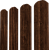 картинка Штакетник Twin XL фигурный Grand Line 0,45 Print Elite Cherry Wood TwinColor Центр Кровли Штакетник Twin XL фигурный Grand Line 0,45 Print Elite Cherry Wood TwinColor Центр Кровли