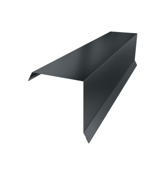 фото Планка торцевая 95х95 0,5 Velur X RAL 7016 антрацитово-серый (2м) Центр Кровли картинка Планка торцевая 95х95 0,5 Velur X RAL 7016 антрацитово-серый (2м) Центр Кровли