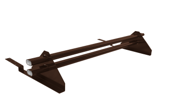 картинка Снегозадержатель трубчатый для композитной черепицы RAL 8017 (1м) Центр Кровли